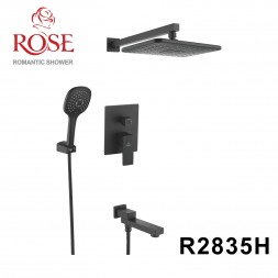 Встроенный смеситель для ванны с 3-функциями ROSE R2835H