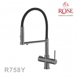 Смеситель для кухни с фильтром питьевой воды ROSE R758Y