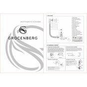 Полуавтоматический слив-перелив для ванны Grocenberg GB240BR