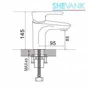 Смеситель для раковины SHEVANIK S5601