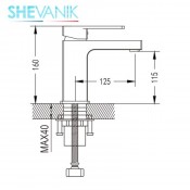 Смеситель для раковины SHEVANIK S9501