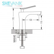Смеситель для раковины SHEVANIK S9601