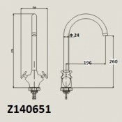Смеситель для кухни ZDIAN Z140651