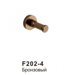 Крючок цветной Frap F202-4 бронзовый