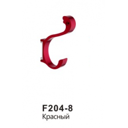 Крючок двойной цветной Frap F204-8 красный