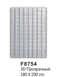 Шторка для ванны 3D Frap F8754