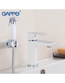 Смеситель для раковины с гигиеническим душем GAPPO G1048-1 NOAR