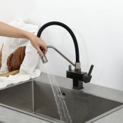 Смеситель для кухни с гибким изливом GAPPO G4395-69 с фильтром