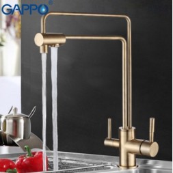 Смеситель для кухни с фильтром питьвой воды GAPPO G4398-6